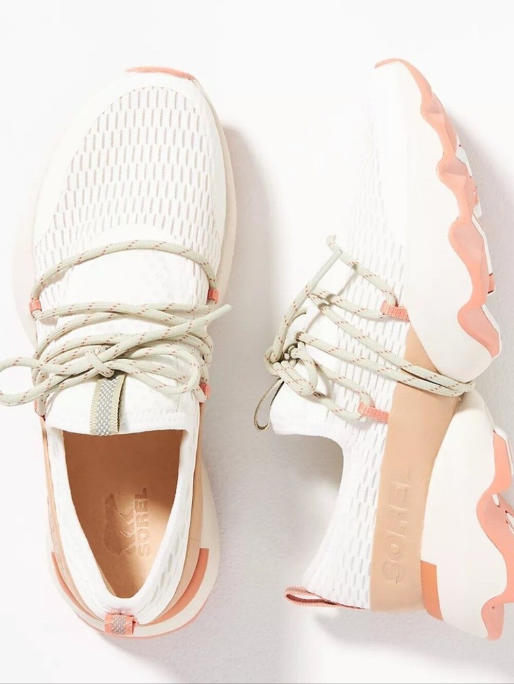 SOREL Kineric Impact Mesb Pink white tan sneakers - Picture 3 of 16